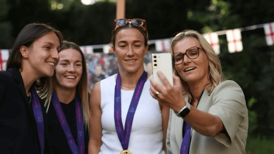 England Women's Team Honored in Buckingham Palace Ceremony